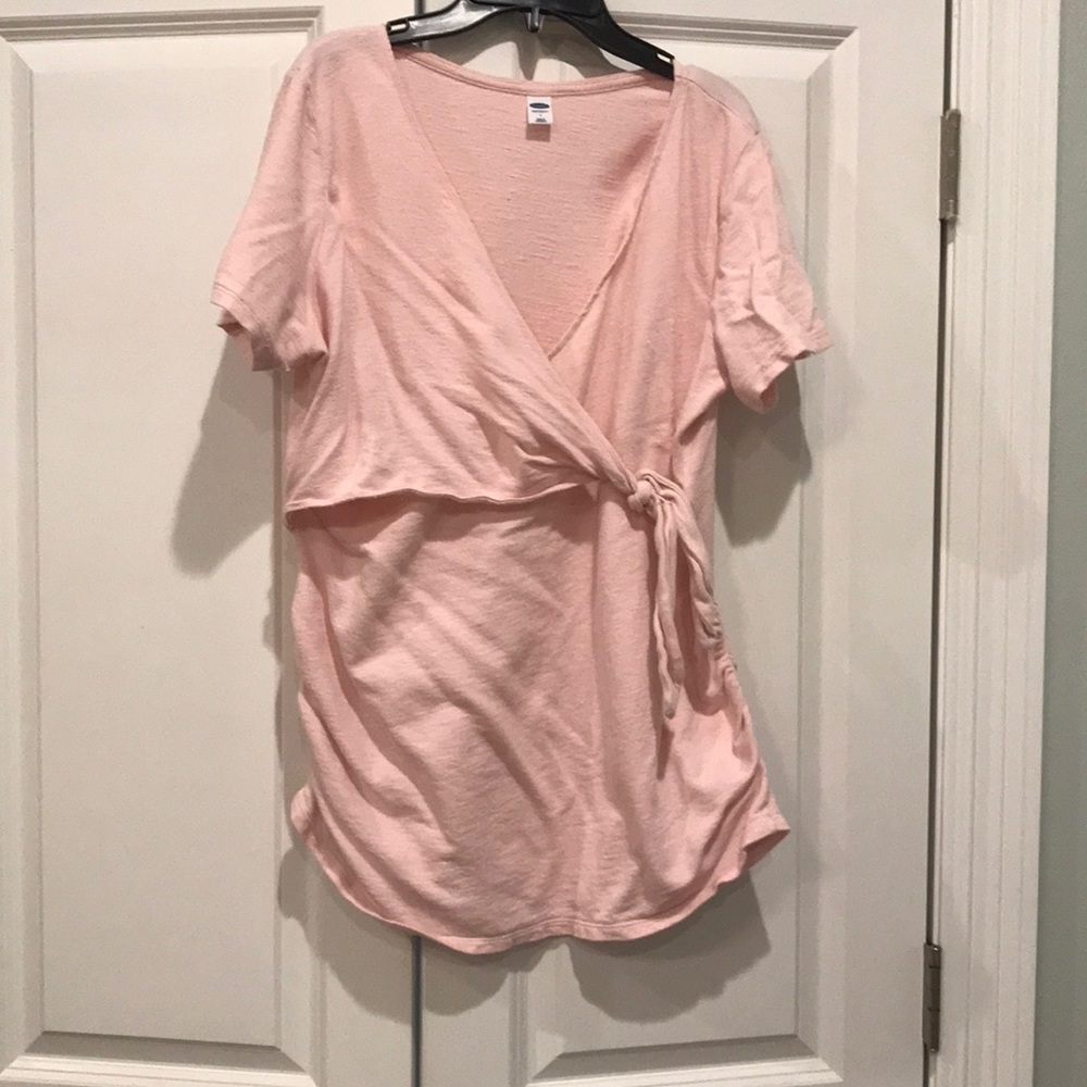 Pink nursing top